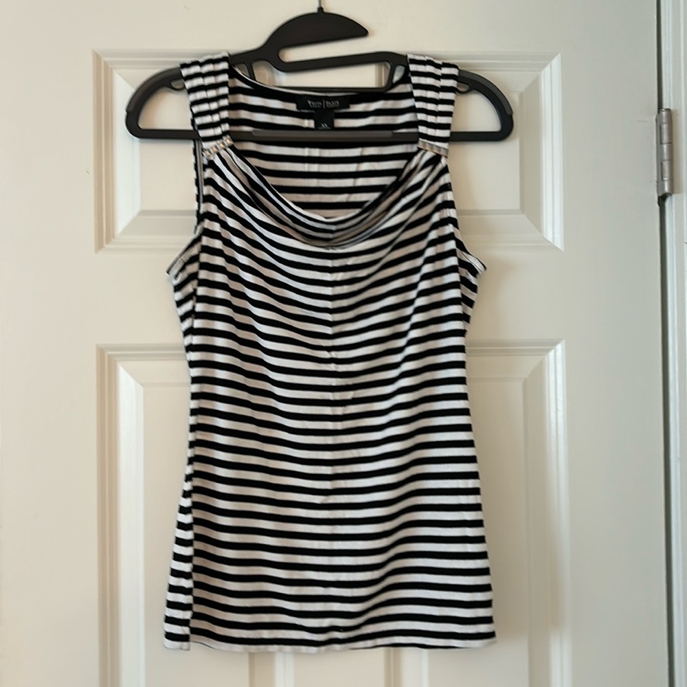 White House Black Market striped tank size xs